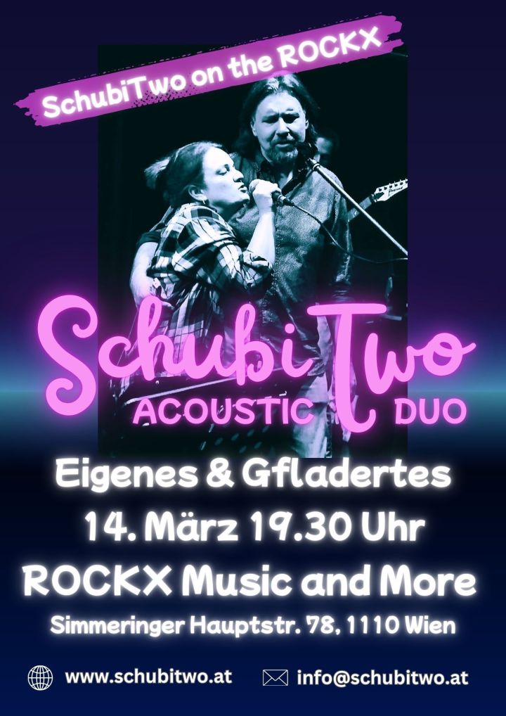 Outdoor summer festival: acoustic duo on a small stage, festive bunting, daylight.